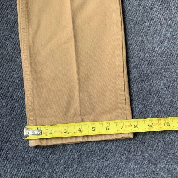 Vintage Levi’s 539 Hiphogger Low Rise Boot Cut Actual (30X30) W29 Beige MINT - Picture 8 of 8